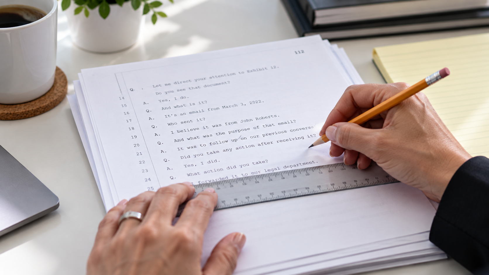From Testimony to Transcript: What Happens After the Proceeding