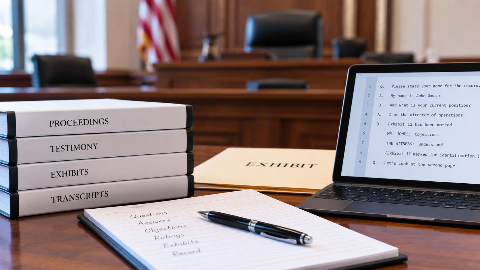 How the Legal Record Takes Shape During a Proceeding