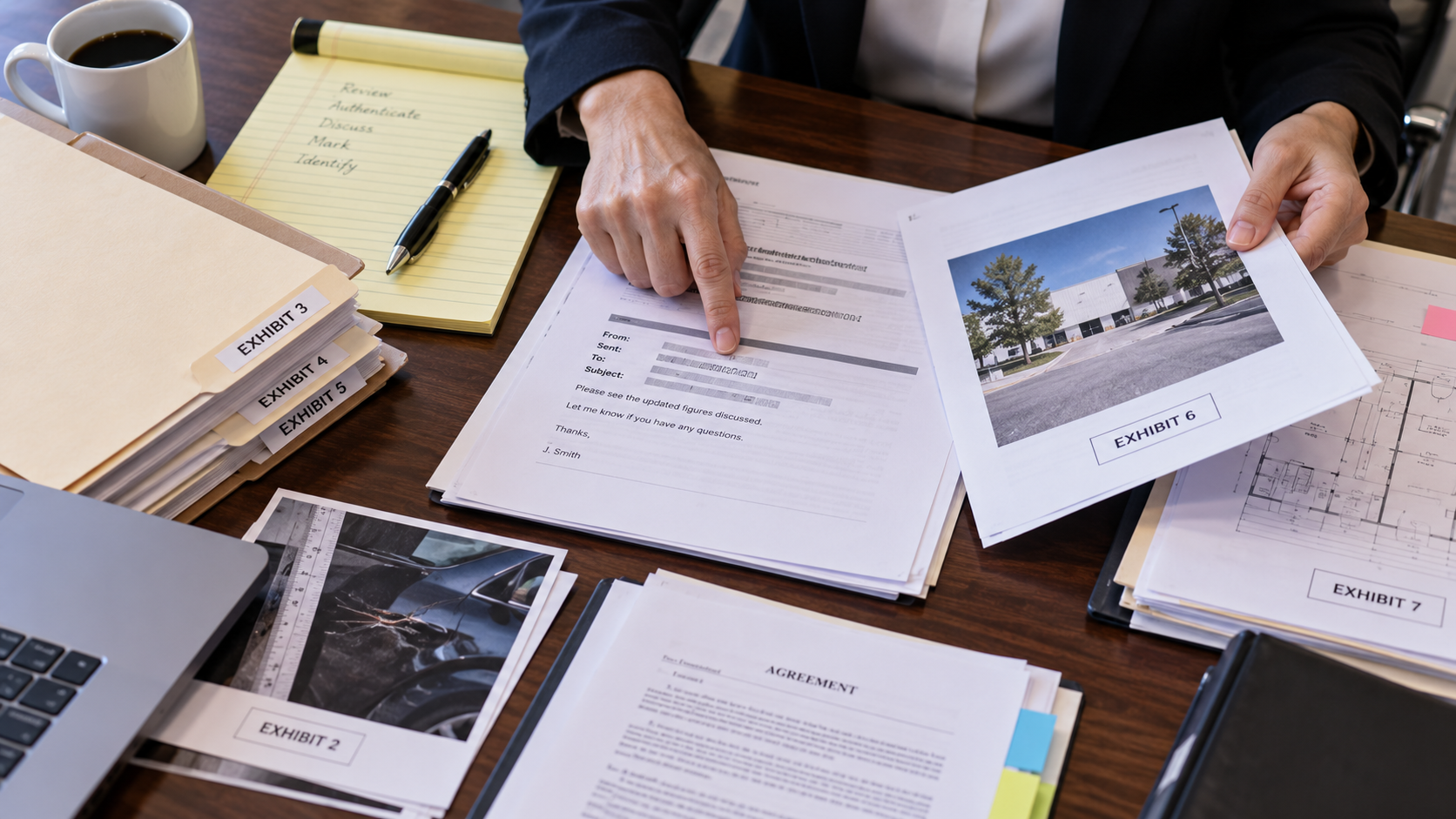 How Exhibits Become Part of a Deposition Record
